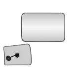 Καθρέπτης ασφαλείας - επιτήρησης ορθογώνιος 60x40cm