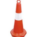 Κώνος σήμανσης πλαστικός ύψους 50cm