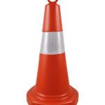 Κώνος σήμανσης πλαστικός ύψους 70cm