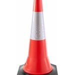 Κώνος σήμανσης πλαστικός ύψους 75cm