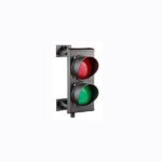 Φωτεινός σηματοδότης LED 2 πεδίων120mm σε κόκκινο πράσινο χρώμα